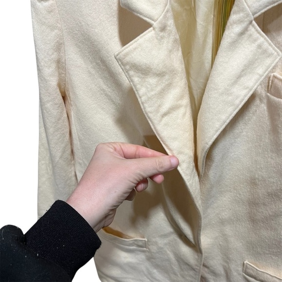Pendleton Vintage Wool Single Button Cream Women's Blazer - Picture 5 of 15